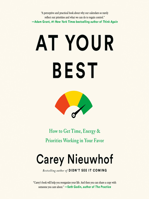 Title details for At Your Best by Carey Nieuwhof - Wait list